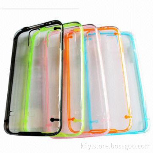 Plastic and TPU Dual Injected Colorful Cheap Phone Case for Samsung S5